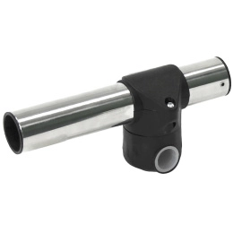 Держатель спиннинга сквозной на леер, нержавеющая сталь (030619T)